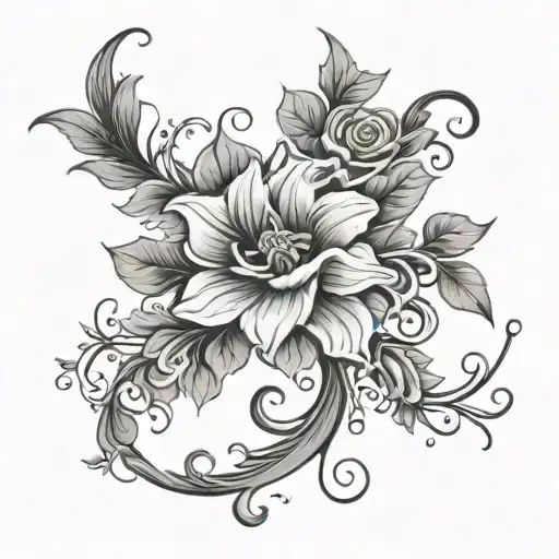 Flowers And Vines Wrapping