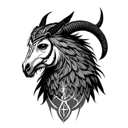 Aura Horse Warrior Capricorn Owl Symbolic