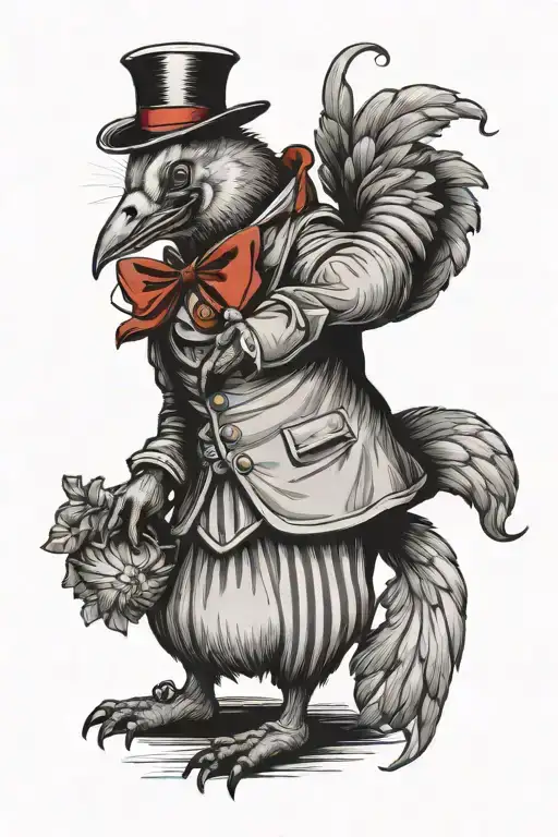 Goose Dressed As A Clown Buggering A Squirrel