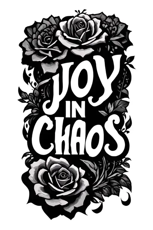 The Words Joy In Chaos