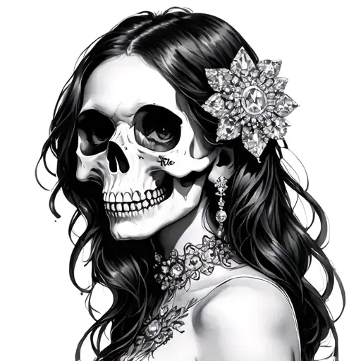 Skull And Diamonds Girl
