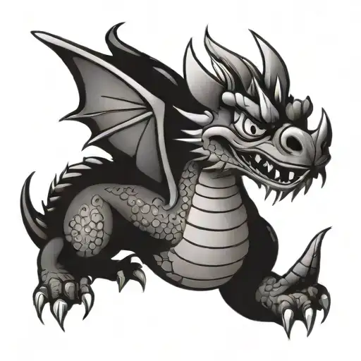 Cartoon Dragon