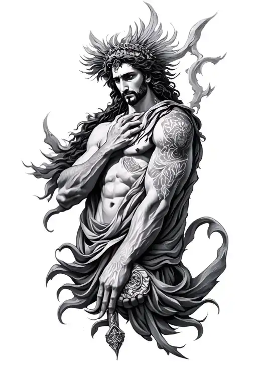 Arm Sleeve About The Gods Olympus