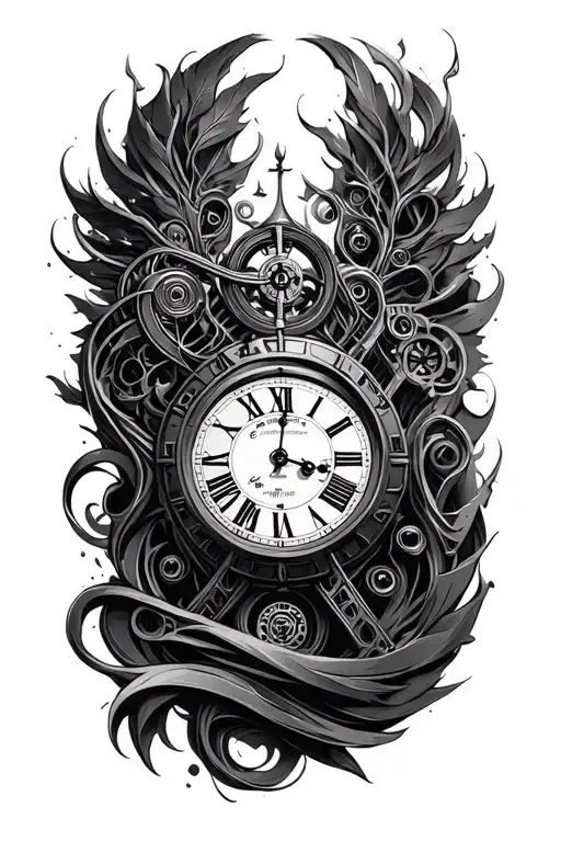 Clock Bio Mechanical Sleeve