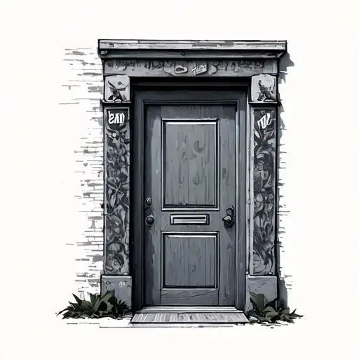 A Door With 1107 On It