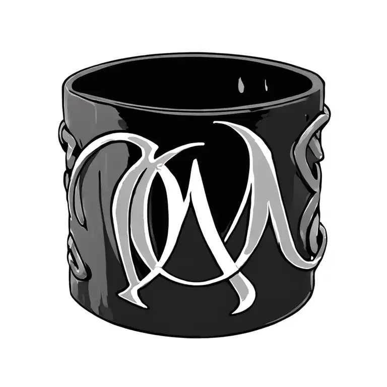 Bracelet With A O And A M