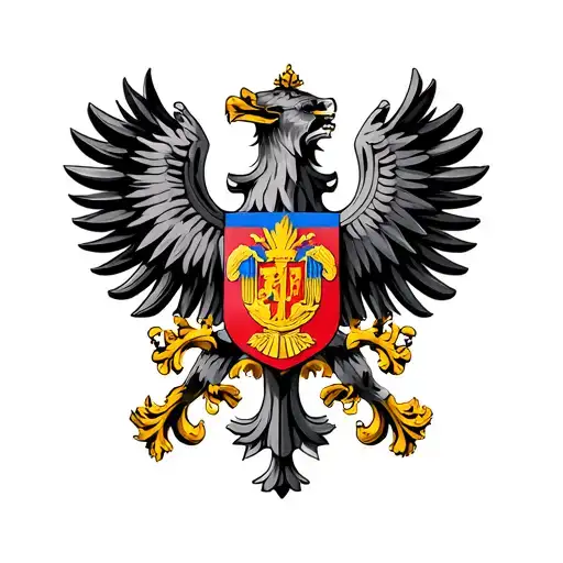 Coat Of Arms Of Romania Interpreted As A