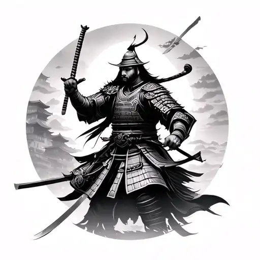 Samurai Warriors In The Palace