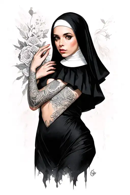 Erotic Nun With A