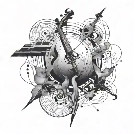 Minimalist Tattoo For Composer