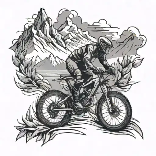 Mountains And Bike Racing