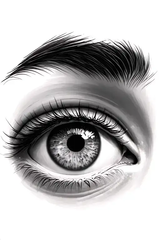 Eye Without Eyebrows