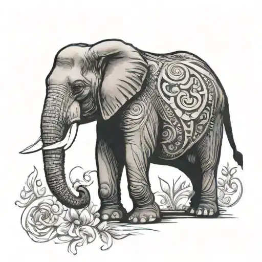 Elephant Crosses Fore Arm