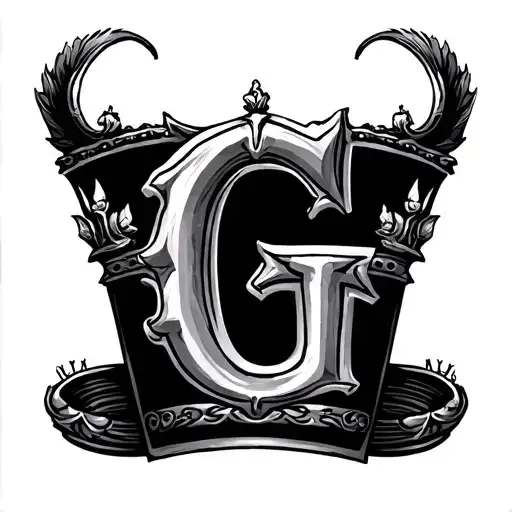 Corona De Rey With The Letter G