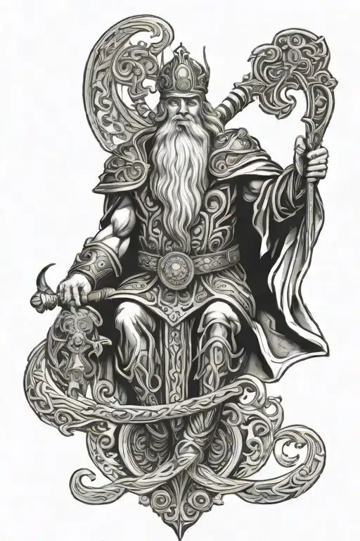 Scandinavian God Odin