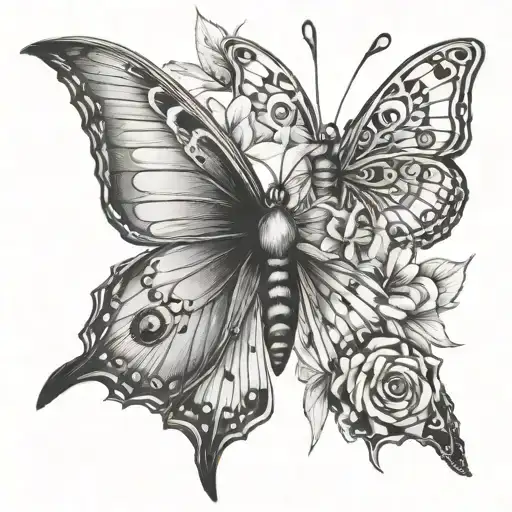 Butterflies And Spides