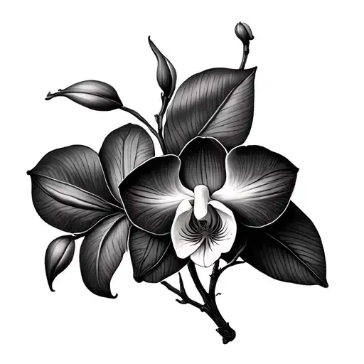 Honeysuckle And Orchid