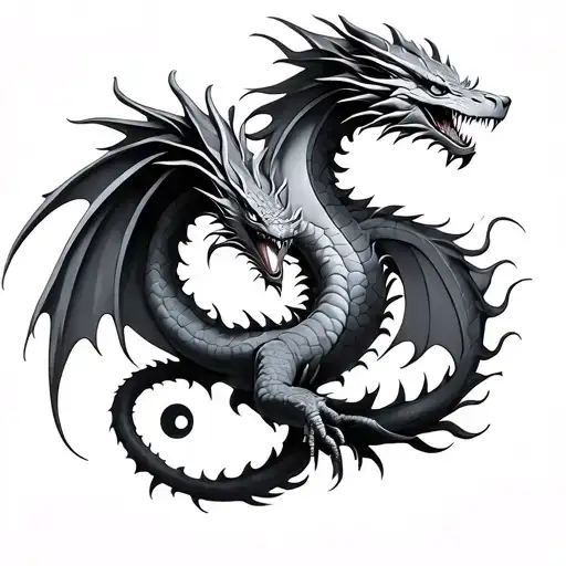 Symmetrical Dragons Forming