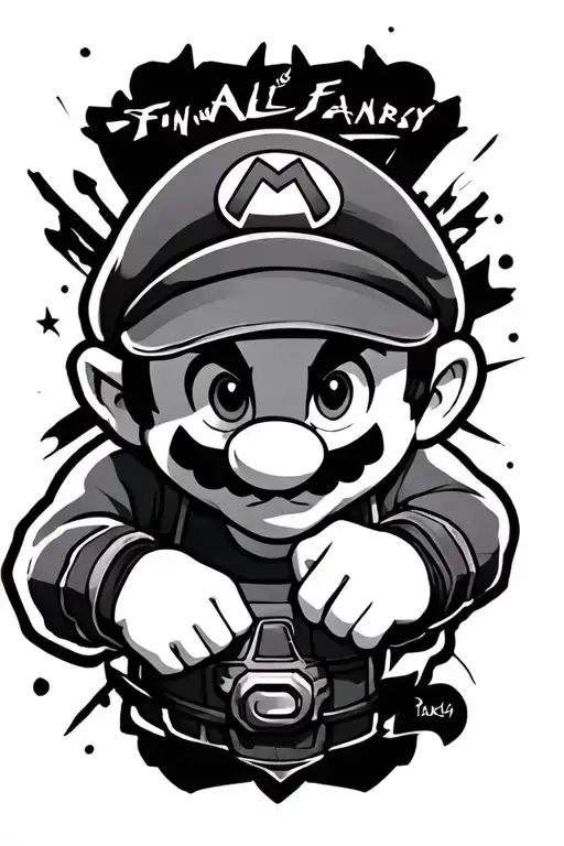 Super Mario And Final Fantasy Themed