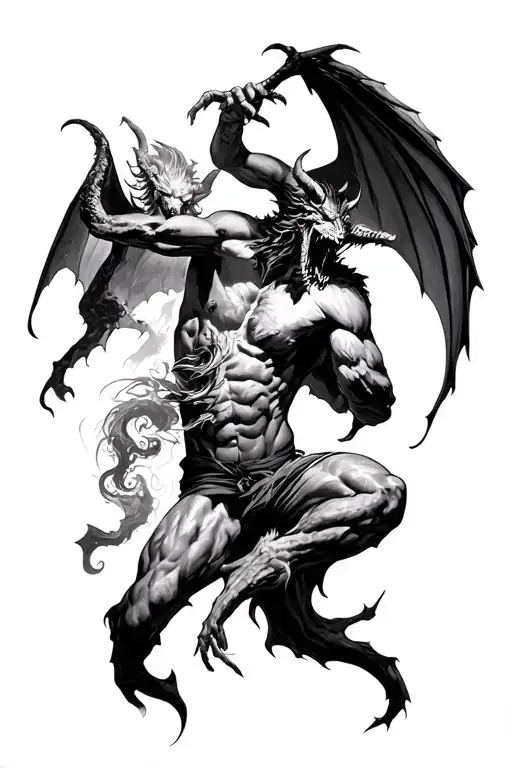 Angles And Demons Fighting