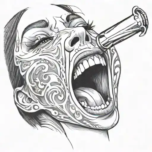 Woman Screaming Chicano