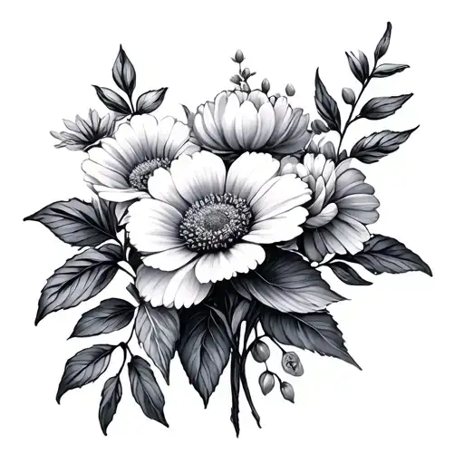 Birth Flower Bouquet