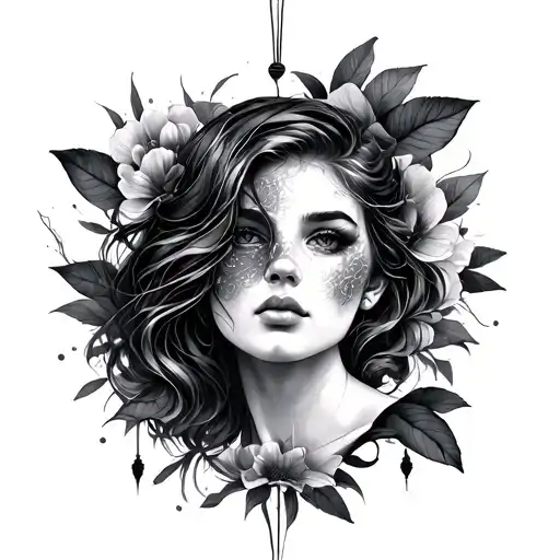 Time And Self Growth And A Female Face