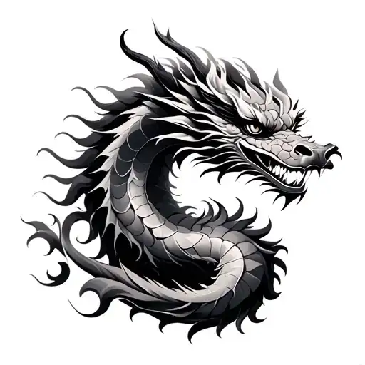 Chinese Dragon Emerging