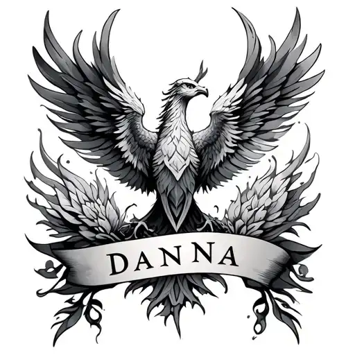 Phoenix With Name Danna