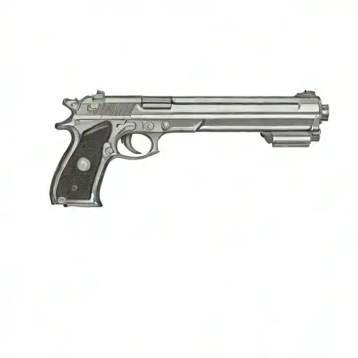 Pistol Beretta Shooting Swiring Motif
