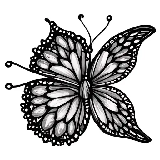 Butterfly Mandala Ankle