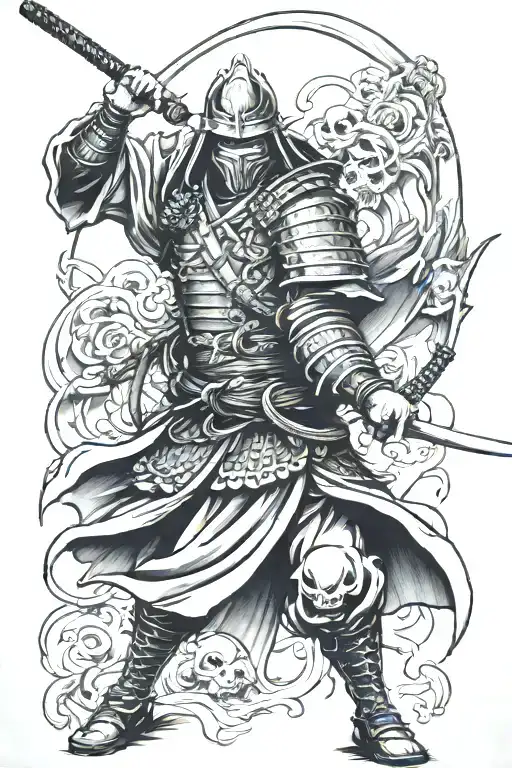 Samurai Vs Grim Reaper