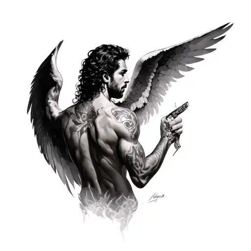 Angel Guerrero On The Back