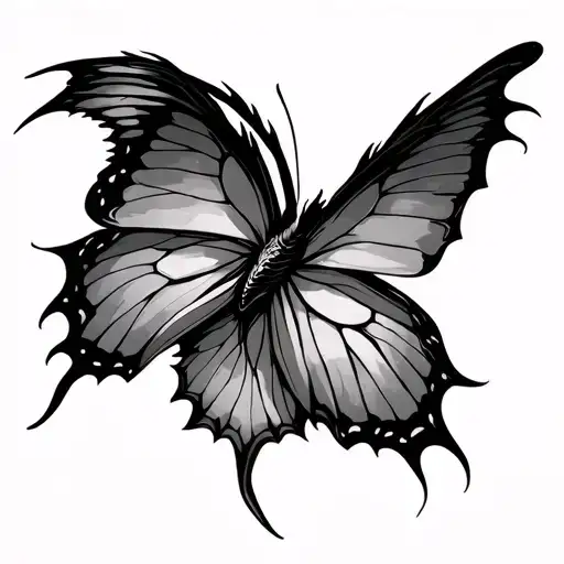 Butterfly Wings Dragon Back