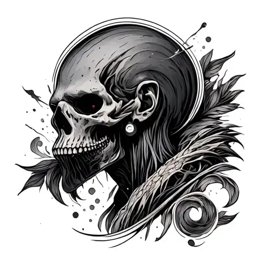 Posthuman Fineline Tattoo Design