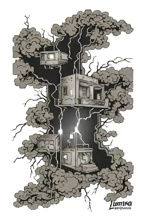 Lightning Striking Floor Plan