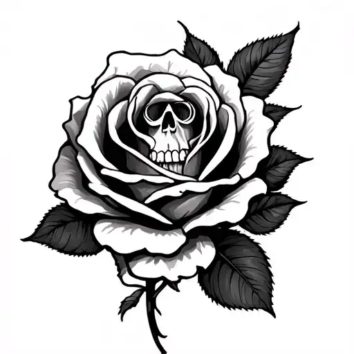 Rosas Con Calaveras