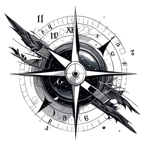 Space And Time With Compases And Direction