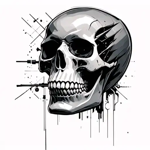 Cyberpunk 2077 Skull
