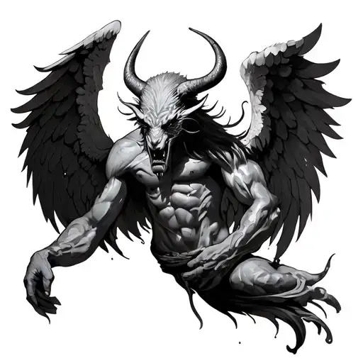 Angel Vs Demon Sleeve