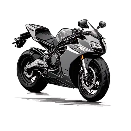 Tattoo Sports Motorcycle