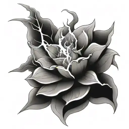 Flower And Lightning
