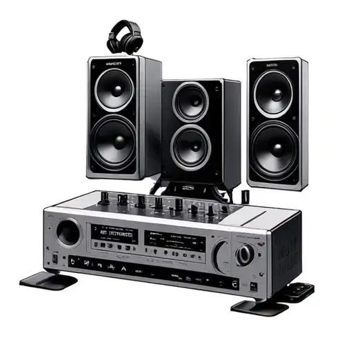 Denon Prime 4 With Loudspeakers And Headphones
