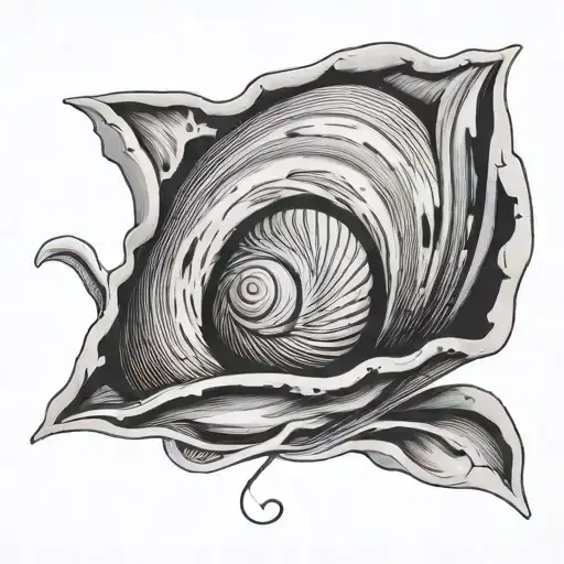 Shell With A Letter P