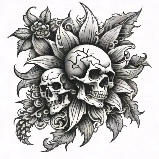 Sun And Skull