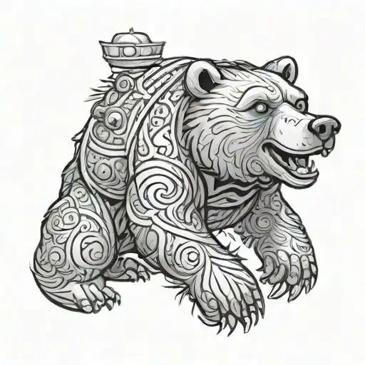 Bear Licking Wallace From Wallace And Grommet