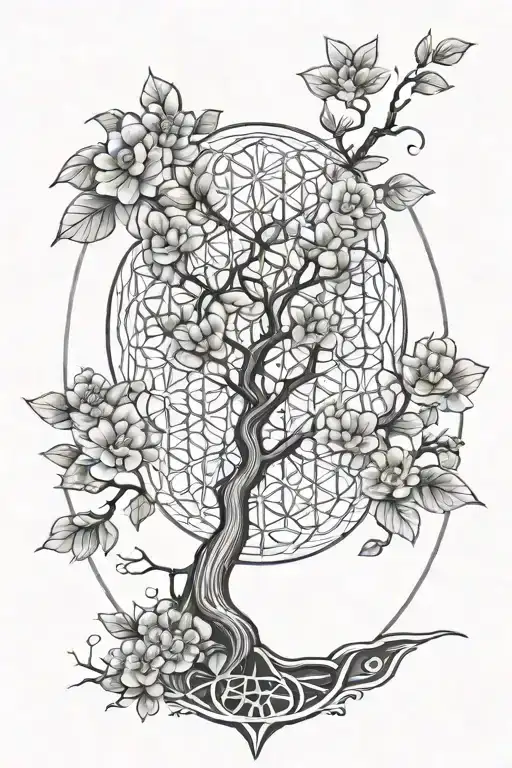 Flower Of Life Tree