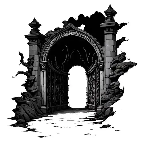 The Gate To Hades Opened To The Underworld