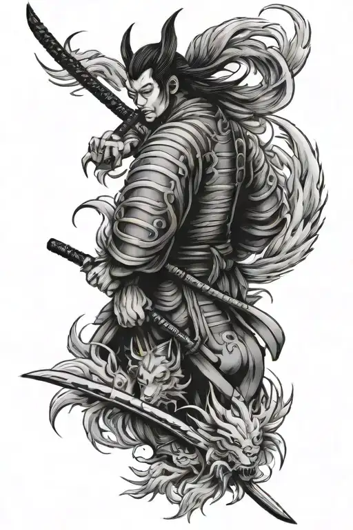 Samurai And Nine Tails