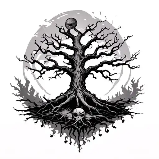 Poison Tree With The Silent Hill Sign